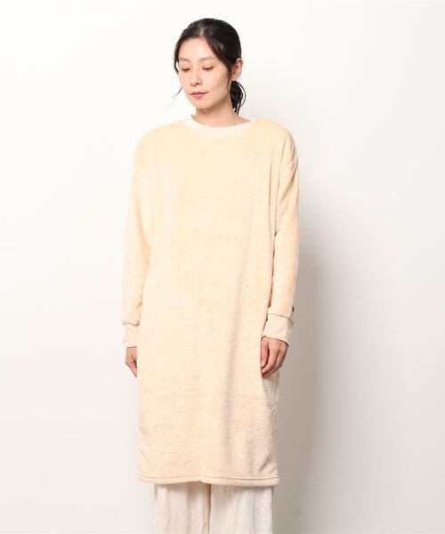 セール Fruit Of The Loom フルーツオブザルーム Ftl ボアuネックワンピース ルームワンピース Fruit Of The Loom フルーツオブザルーム のファッション通販 Zozotown