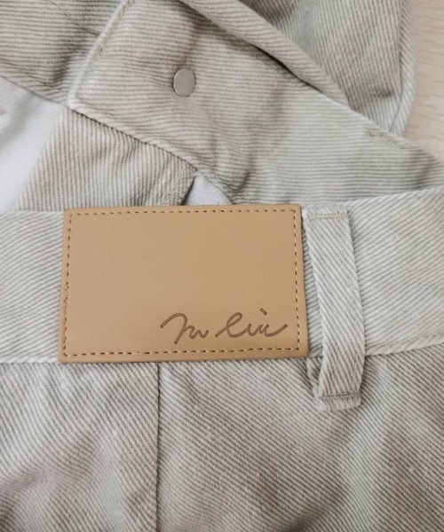 mline（エムライン）の「[mline] WEB限定 ハイウエストポケットデニム（デニムパンツ・レディース・ライトグレー/ネイビー・1/2）」の15枚目の写真