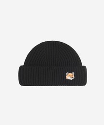 Maison Kitsune | FOX HEAD PATCH RIBBED HAT(ニットキャップ/ビーニー)