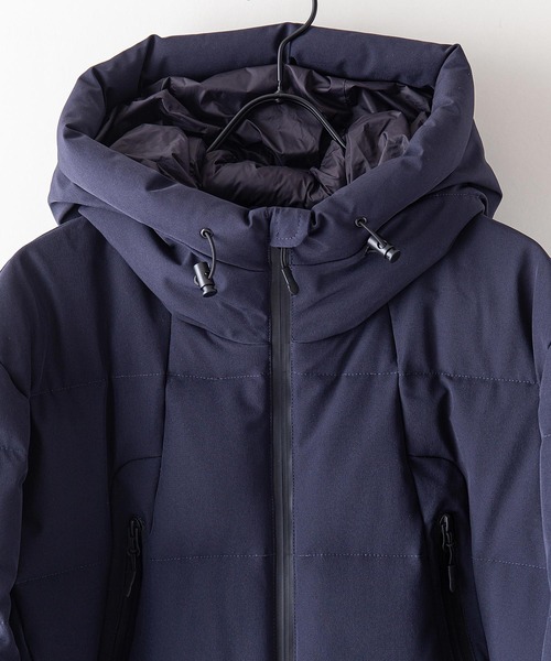 OUTDOOR PRODUCTS APPAREL（アウトドアプロダクツアパレル）の「ダウンジャケット 撥水  透湿  ストレッチ 止水ファスナー使用（ダウンジャケット/コート・メンズ・ブラック/ネイビー・X-LARGE/MEDIUM/LARGE）」の4枚目の写真