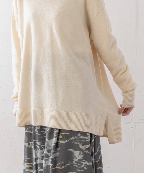 URBAN RESEARCH Sonny Label（アーバンリサーチサニーレーベル）の「『WEB限定』RICH SOFT WOOLワイドルーズプルオーバー（ニット/セーター・レディース・ピンク系その他/ベージュ系その他/ブラック・FREE）」の7枚目の写真