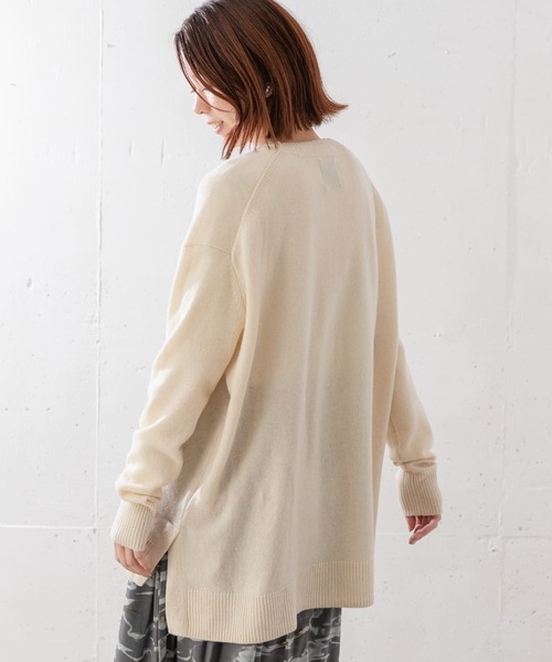 URBAN RESEARCH Sonny Label（アーバンリサーチサニーレーベル）の「『WEB限定』RICH SOFT WOOLワイドルーズプルオーバー（ニット/セーター・レディース・ピンク系その他/ベージュ系その他/ブラック・FREE）」の9枚目の写真