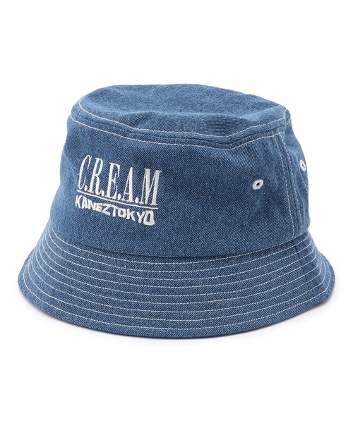 KaneZ(ケインズ)の「KaneZ/ケインズ/デニムバケットハット/C.R.E.A.M BucketHat(ハット・メンズ・ブラック/ブルー・FREE)」の6枚目の写真