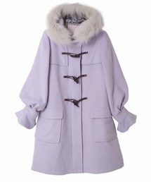 レディースのダッフルコート パープル 紫色系 ファッション通販 Zozotown