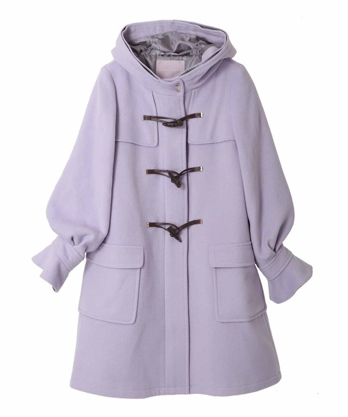 31 Sons de mode(トランテアン ソン ドゥ モード)の「ファー付きダッフルコート(ダッフルコート・レディース・オフホワイト/ラベンダー/ピンク・36/38)」の10枚目の写真