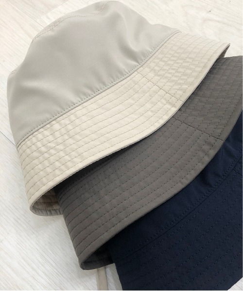 KIIT(キート)の「KIIT キート / × MASACA HAT WOOL BLEND POLYESTER TAFFETA BUCKET HAT マサカハット別注 ウールブレンドポリエステルタフタ バケットハット / KIM-A57-501(ハット・メンズ・ダークブラウン/ライトベージュ/ダークネイビー・FREE)」の18枚目の写真
