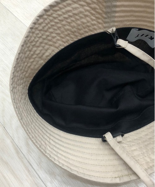 KIIT(キート)の「KIIT キート / × MASACA HAT WOOL BLEND POLYESTER TAFFETA BUCKET HAT マサカハット別注 ウールブレンドポリエステルタフタ バケットハット / KIM-A57-501(ハット・メンズ・ダークブラウン/ライトベージュ/ダークネイビー・FREE)」の11枚目の写真