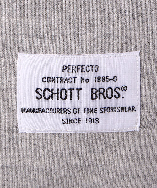schott（ショット）の「Schott/ショット/ANIMAL LOGO SWEAT/アニマル ロゴスウェット（スウェット・メンズ・ブラック/グレー・LARGE/XX-LARGE/X-LARGE/MEDIUM）」の6枚目の写真