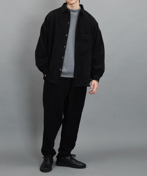 air tokyo sellection(エアートウキョウセレクション)の「コーデュロイ バルーン スリーブ シャツ(シャツ/ブラウス・メンズ・ブラック/ベージュ/キナリ・MEDIUM/LARGE/X-LARGE)」の12枚目の写真