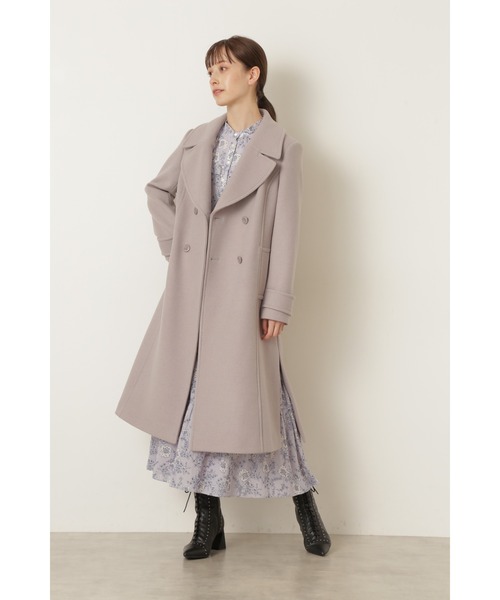 JILL STUART（ジルスチュアート）の「◆リリーコート（ピーコート・レディース・ブラック/グレー/ピンク・MEDIUM/SMALL）」の20枚目の写真