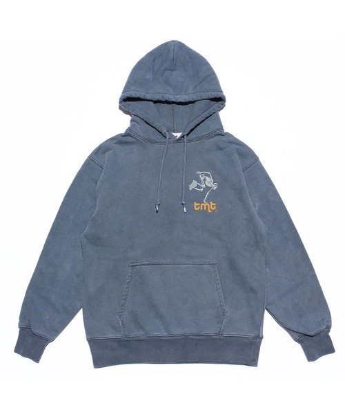 TMT（ティーエムティー）の「PIGMENT DYE HEAVY SWEAT HOODIE(SKULL SKATER)（パーカー・メンズ・ブルー/レッド/ブラック・X-LARGE/MEDIUM/LARGE）」の3枚目の写真