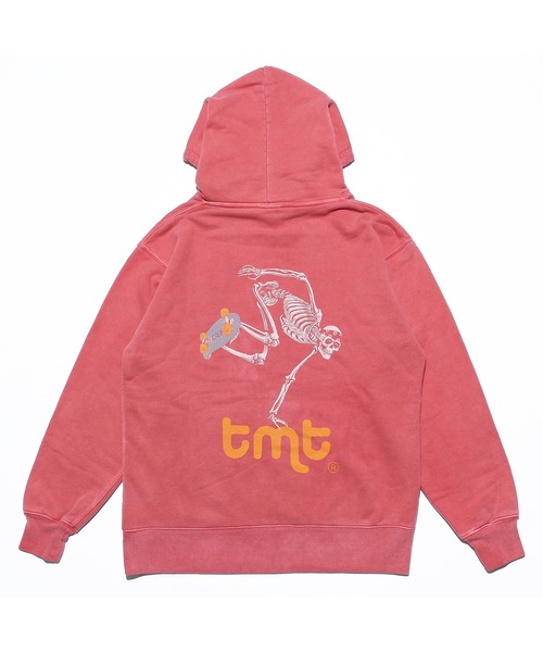 TMT（ティーエムティー）の「PIGMENT DYE HEAVY SWEAT HOODIE(SKULL SKATER)（パーカー・メンズ・ブルー/レッド/ブラック・X-LARGE/MEDIUM/LARGE）」の4枚目の写真
