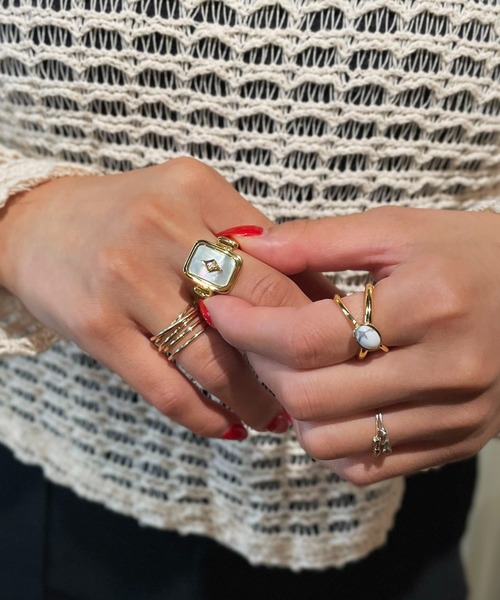 D.U.E(ディー・ユー・イー)の「D.U.E Shell Signature Ring(リング・レディース・シルバー/ゴールド・#9/#15/#13/#11/#17)」の13枚目の写真