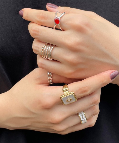 D.U.E(ディー・ユー・イー)の「D.U.E Shell Signature Ring(リング・レディース・シルバー/ゴールド・#9/#15/#13/#11/#17)」の15枚目の写真