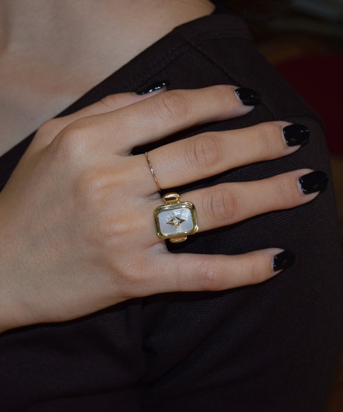 D.U.E(ディー・ユー・イー)の「D.U.E Shell Signature Ring(リング・レディース・シルバー/ゴールド・#9/#15/#13/#11/#17)」の11枚目の写真