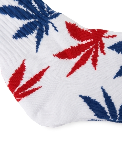 BEAMS(ビームス)の「HUF / PLANTLIFE CREW SOCKS(ソックス/靴下・メンズ・ホワイト/その他1・ONE SIZE)」の8枚目の写真