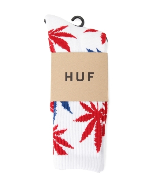 BEAMS(ビームス)の「HUF / PLANTLIFE CREW SOCKS(ソックス/靴下・メンズ・ホワイト/その他1・ONE SIZE)」の9枚目の写真
