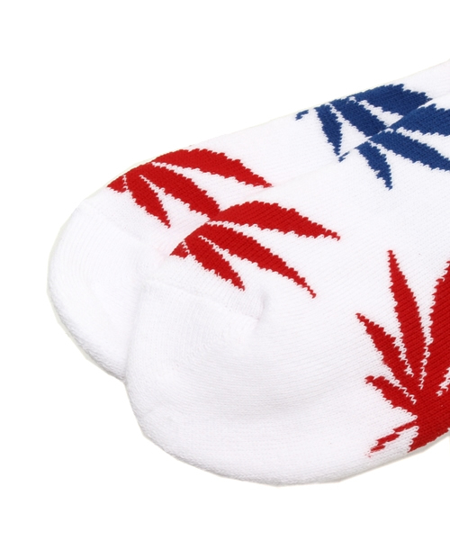 BEAMS(ビームス)の「HUF / PLANTLIFE CREW SOCKS(ソックス/靴下・メンズ・ホワイト/その他1・ONE SIZE)」の3枚目の写真