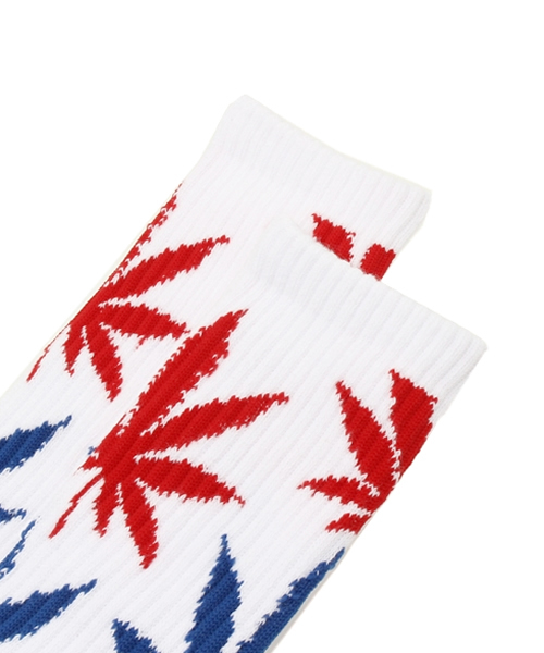 BEAMS(ビームス)の「HUF / PLANTLIFE CREW SOCKS(ソックス/靴下・メンズ・ホワイト/その他1・ONE SIZE)」の4枚目の写真