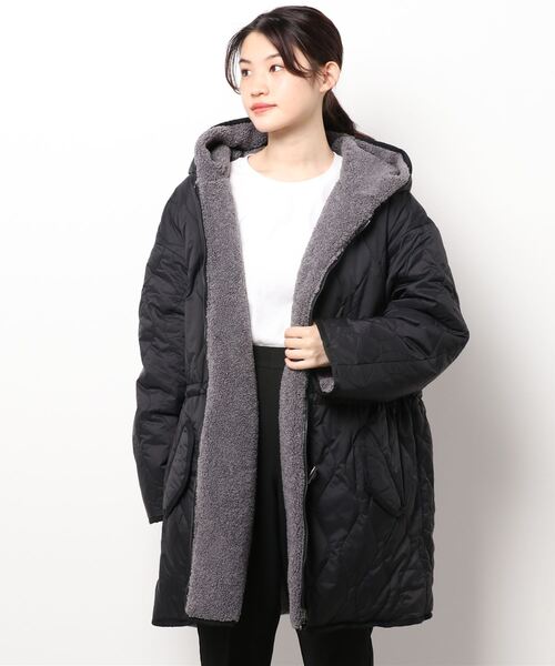 SISLEY(シスレー)の「フリース&キルティング2WAYリバーシブル中綿ジャケット(その他アウター・レディース・ブラック/カーキ・LARGE/MEDIUM/SMALL)」の21枚目の写真