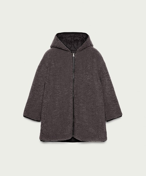 SISLEY(シスレー)の「フリース&キルティング2WAYリバーシブル中綿ジャケット(その他アウター・レディース・ブラック/カーキ・LARGE/MEDIUM/SMALL)」の19枚目の写真