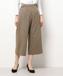 Te chichi | ツイードワイドクロップドパンツ(その他パンツ)