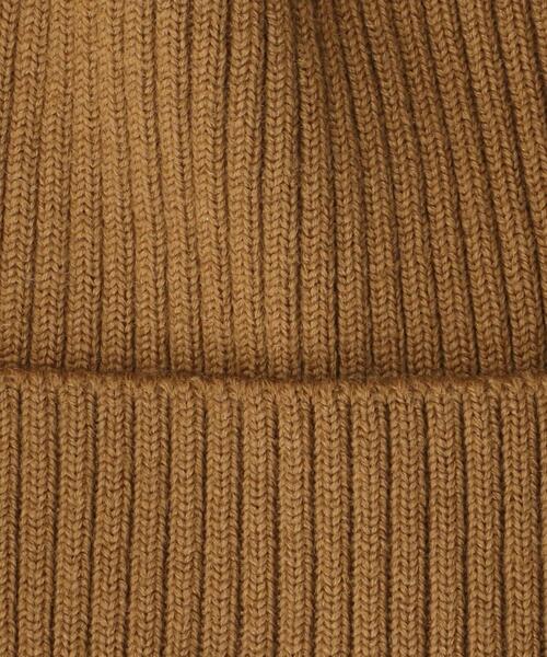 VAINL ARCHIVE（ヴァイナルアーカイブ）の「＜VAINL ARCHIVE＞RIB CONE/ニットキャップ（ニットキャップ/ビーニー・メンズ・ブラウン/ホワイト/ブラック・FREE）」の5枚目の写真