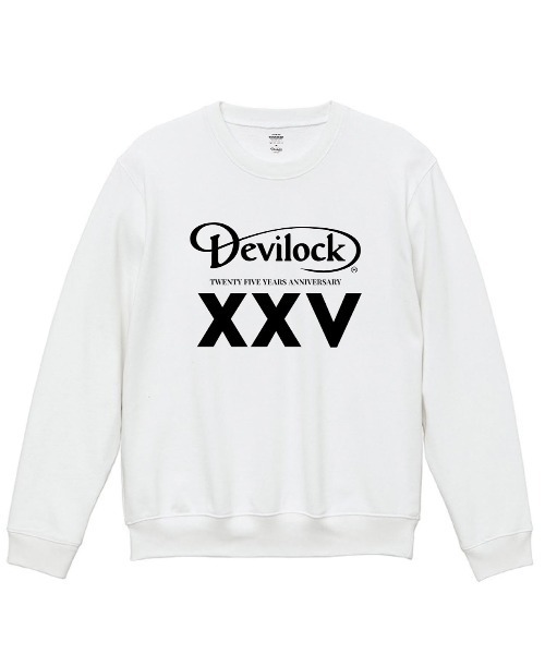 DEVILOCK（デビロック）の「DEVILOCK XXL トレーナー（スウェット・メンズ・ホワイト/ブラック/グレー・SMALL/MEDIUM/LARGE/X-LARGE/XX-LARGE/XXX-LARGE）」の2枚目の写真