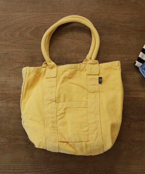 MAKE UP(メイクアップ)の「MAKE UP 倉敷製品染めフロントポケット キャンバストートバッグM(トートバッグ・メンズ・ホワイト/イエロー/ライトブルー/ブルー/ネイビー/ピンク/レッド/グリーン/カーキ/ブラック・FREE)」の8枚目の写真