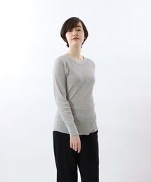 【Hanes/ヘインズ】レディース HANES UNDIES サーマル クルーネックTシャツ