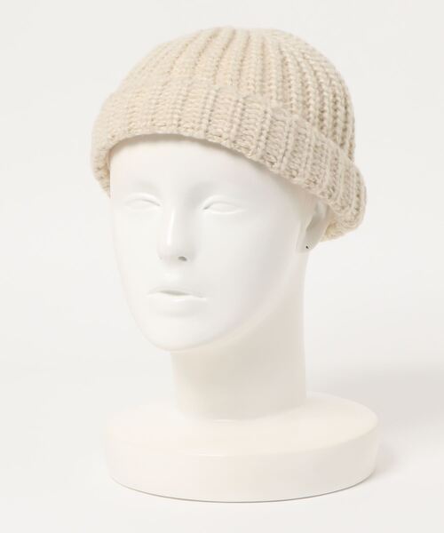 dictionary（ディクショナリー）の「【 DICTIONARY / ディクショナリー 】 ナチュラルカラー ニット ビーニー（ニットキャップ/ビーニー・メンズ・グレー/ベージュ/ブラック/ブラウン/アイボリー・FREE）」の10枚目の写真