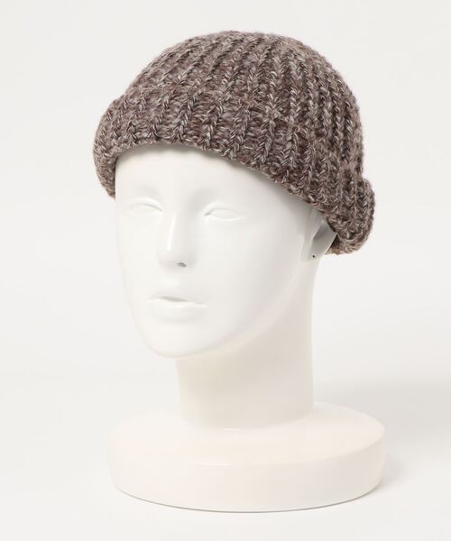 dictionary（ディクショナリー）の「【 DICTIONARY / ディクショナリー 】 ナチュラルカラー ニット ビーニー（ニットキャップ/ビーニー・メンズ・グレー/ベージュ/ブラック/ブラウン/アイボリー・FREE）」の9枚目の写真