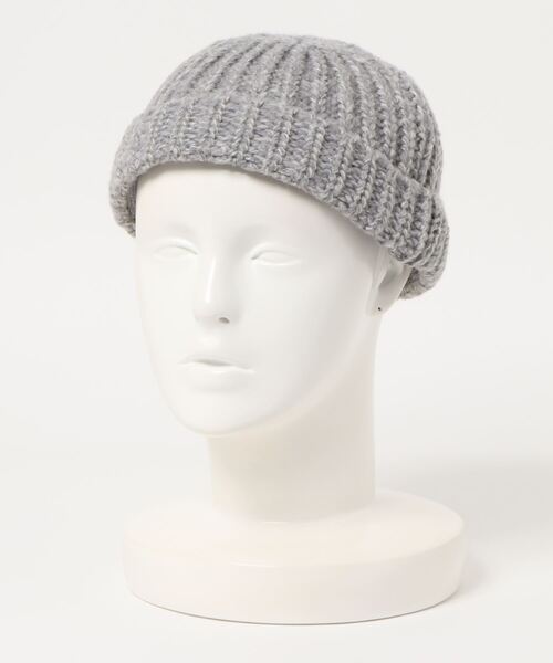 dictionary（ディクショナリー）の「【 DICTIONARY / ディクショナリー 】 ナチュラルカラー ニット ビーニー（ニットキャップ/ビーニー・メンズ・グレー/ベージュ/ブラック/ブラウン/アイボリー・FREE）」の8枚目の写真