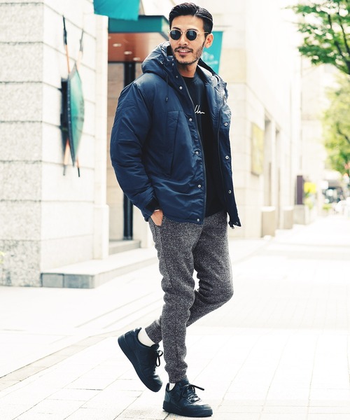 jiggys shop(ジギーズショップ)の「ニットフリース 裏起毛 ジョガーパンツ(その他パンツ・メンズ・チャコールグレー/グレー系その他/ブラック/ネイビー/グレー/ブラック系その他・MEDIUM/X-LARGE/SMALL/LARGE)」の22枚目の写真