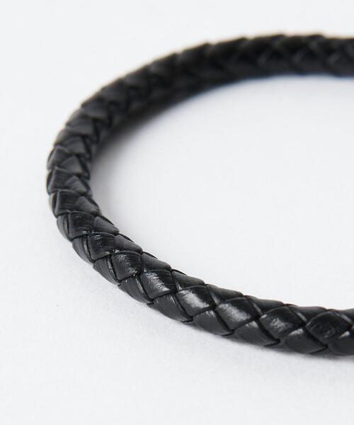 BEAUTY&YOUTH UNITED ARROWS（ビューティーアンドユースユナイテッドアローズ）の「【WEB限定】 by メッシュレザー ブレスレット（ブレスレット・メンズ・ブラック/ダークブラウン・FREE）」の10枚目の写真