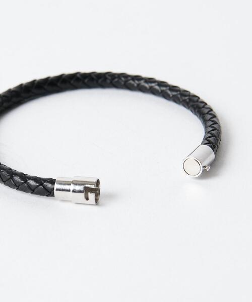 BEAUTY&YOUTH UNITED ARROWS（ビューティーアンドユースユナイテッドアローズ）の「【WEB限定】 by メッシュレザー ブレスレット（ブレスレット・メンズ・ブラック/ダークブラウン・FREE）」の8枚目の写真