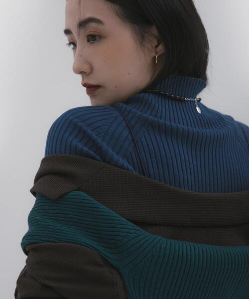 『堀田真由さん着用』『一部WEB限定カラー』ストレッチリブハイネックセーター