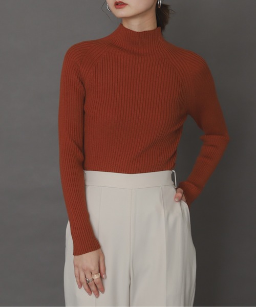 『堀田真由さん着用』『一部WEB限定カラー』ストレッチリブハイネックセーター