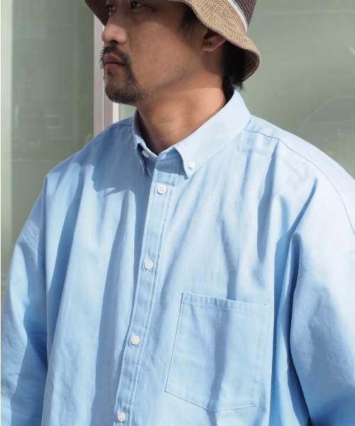 BEAVER(ビーバー)の「KAN × BEAVER / カン×ビーバー 別注 OXBD シャツ(シャツ/ブラウス・メンズ・ブルー・MEDIUM/LARGE)」の16枚目の写真
