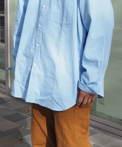 BEAVER(ビーバー)の「KAN × BEAVER / カン×ビーバー 別注 OXBD シャツ(シャツ/ブラウス・メンズ・ブルー・MEDIUM/LARGE)」の15枚目の写真