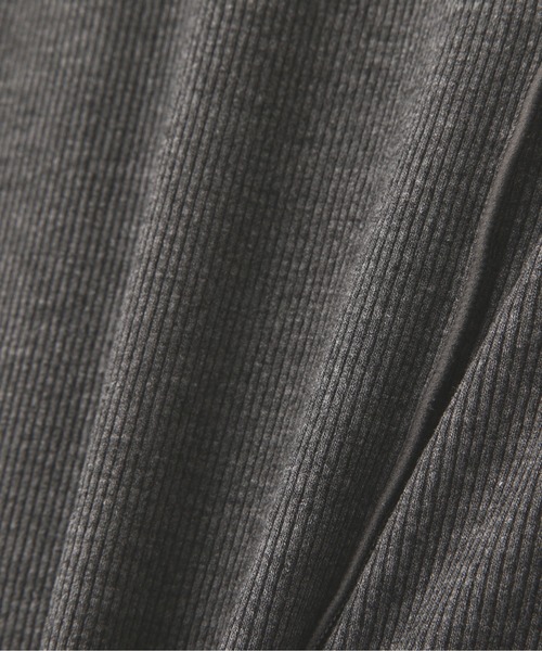 N.（N. Natural Beauty Basic）（エヌエヌナチュラルビューティーベーシック）の「◆メロウステッチロングＴシャツ（Tシャツ/カットソー・レディース・オフホワイト/イエロー/チャコールグレー・MEDIUM）」の17枚目の写真