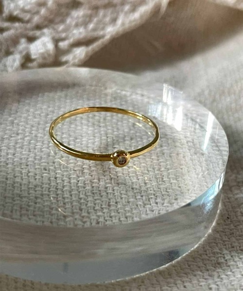 mangata(モンガータ)の「Deneb ring(リング・レディース・ゴールド・11号/9号)」の3枚目の写真