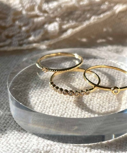 mangata(モンガータ)の「Deneb ring(リング・レディース・ゴールド・11号/9号)」の4枚目の写真