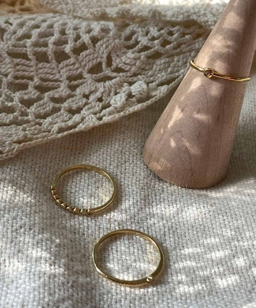 mangata(モンガータ)の「Deneb ring(リング・レディース・ゴールド・11号/9号)」の5枚目の写真