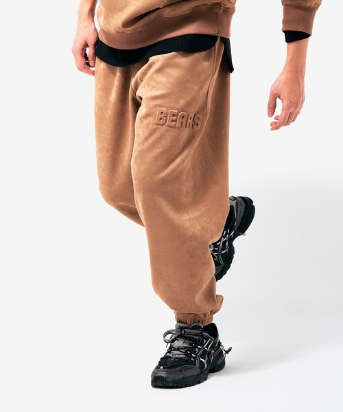 EDIFICE(エディフィス)の「【IVY LEAGUE by EDIFICE】フェイクスウェード スウェットパンツ(スウェットパンツ・メンズ・ネイビー/ブラウン/グレー・SMALL/MEDIUM/LARGE)」の3枚目の写真