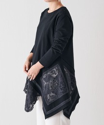 BEARDSLEY | レース裏毛チュニック(Tシャツ/カットソー)