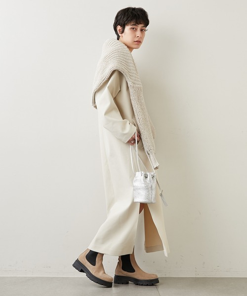 Whim Gazette（ウィムガゼット）の「スキッパーダブルクロスワンピース