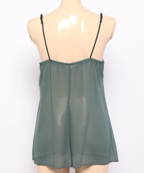 AMOSTYLE BY Triumph（アモスタイルバイトリンプ）の「エレガントステッチ ロングキャミソールAMST1372 L.CAMI JX（その他アンダーウェア/インナー・レディース・ピンク/グリーン・M/L）」の10枚目の写真