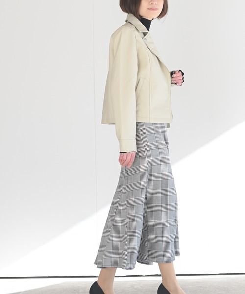 rps(アールピーエス)の「ライダースジャケット(ライダースジャケット・レディース・ブラック/アイボリー/グレイッシュベージュ・M)」の7枚目の写真