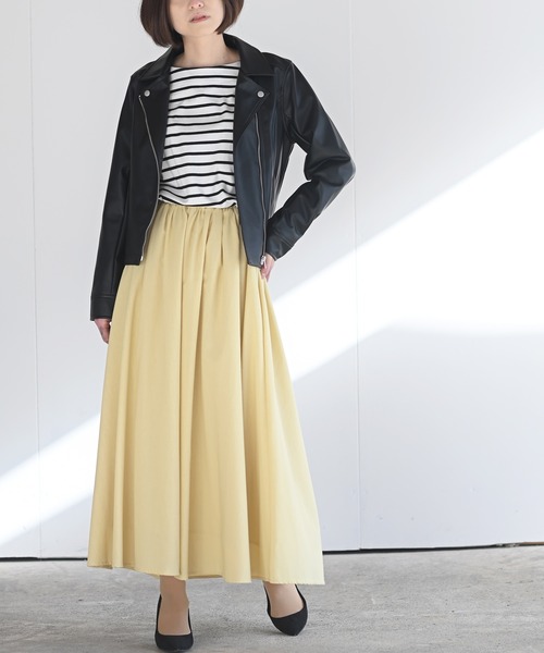 rps(アールピーエス)の「ライダースジャケット(ライダースジャケット・レディース・ブラック/アイボリー/グレイッシュベージュ・M)」の12枚目の写真